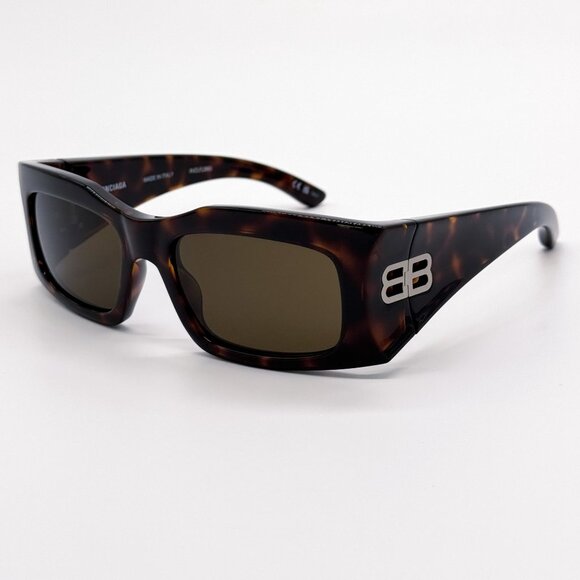 NEW BALENCIAGA SUNGLASSES BB0291S 003 HAVANA UNISEX EYEWEAR main image 5